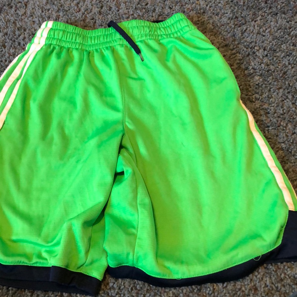 Adidas green shorts